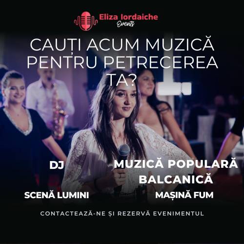 Eliza Iordaiche Events | Formatie nunta/botez - DJ + Solista 